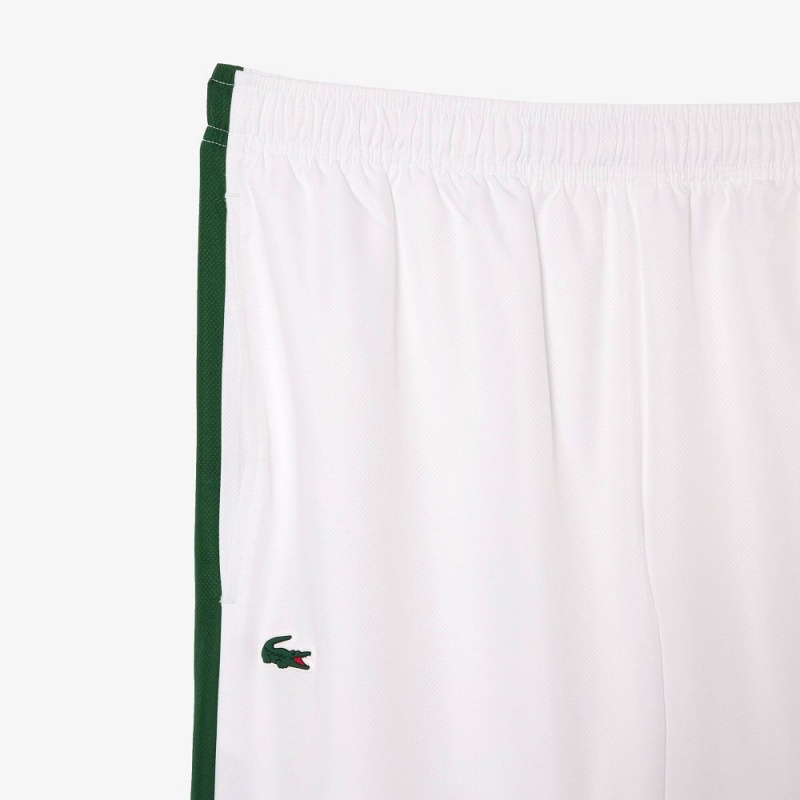 Men's Lacoste Tennis Colorblock Tracksuits Green White Green | QTA910368