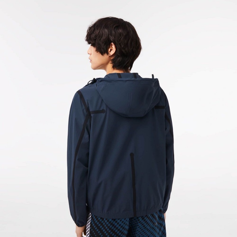 Men's Lacoste Track Jackets Blue | ZCO431907