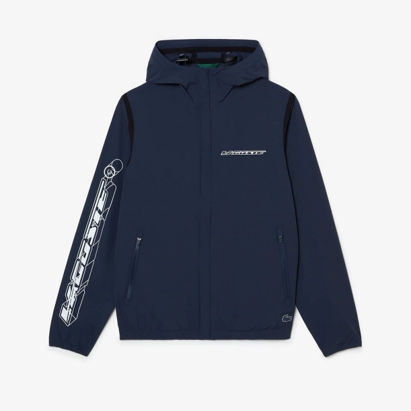 Men's Lacoste Track Jackets Blue | ZCO431907