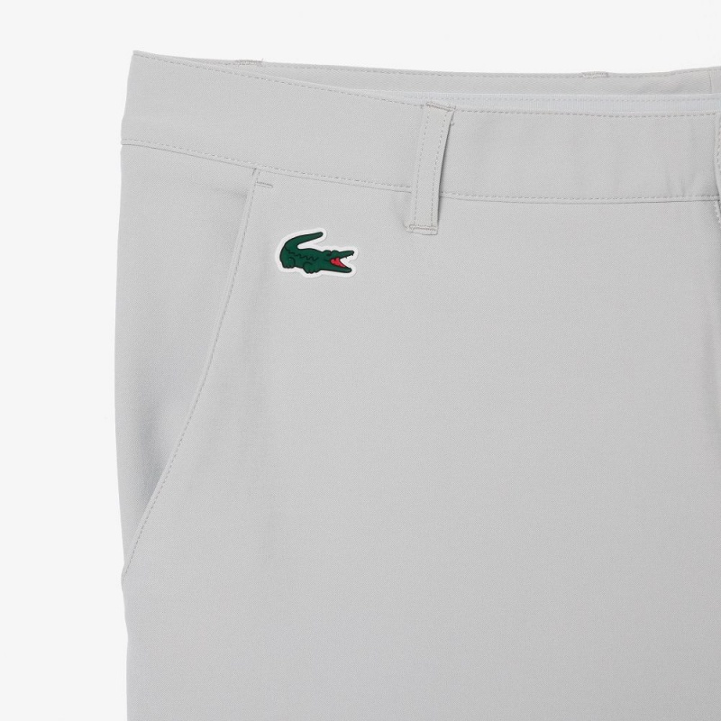 Men's Lacoste Ultra-Dry Golf Bermuda Shorts Grey | VTQ930186