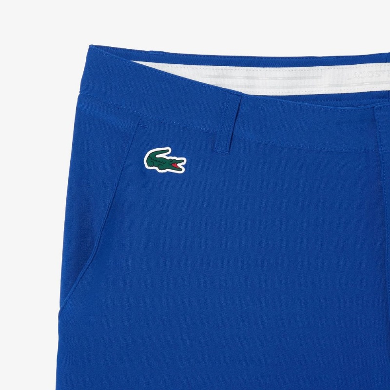 Men's Lacoste Ultra-Dry Golf Bermuda Shorts Navy Blue | TNA124937