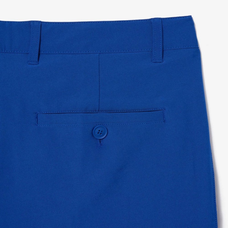 Men's Lacoste Ultra-Dry Golf Bermuda Shorts Navy Blue | TNA124937