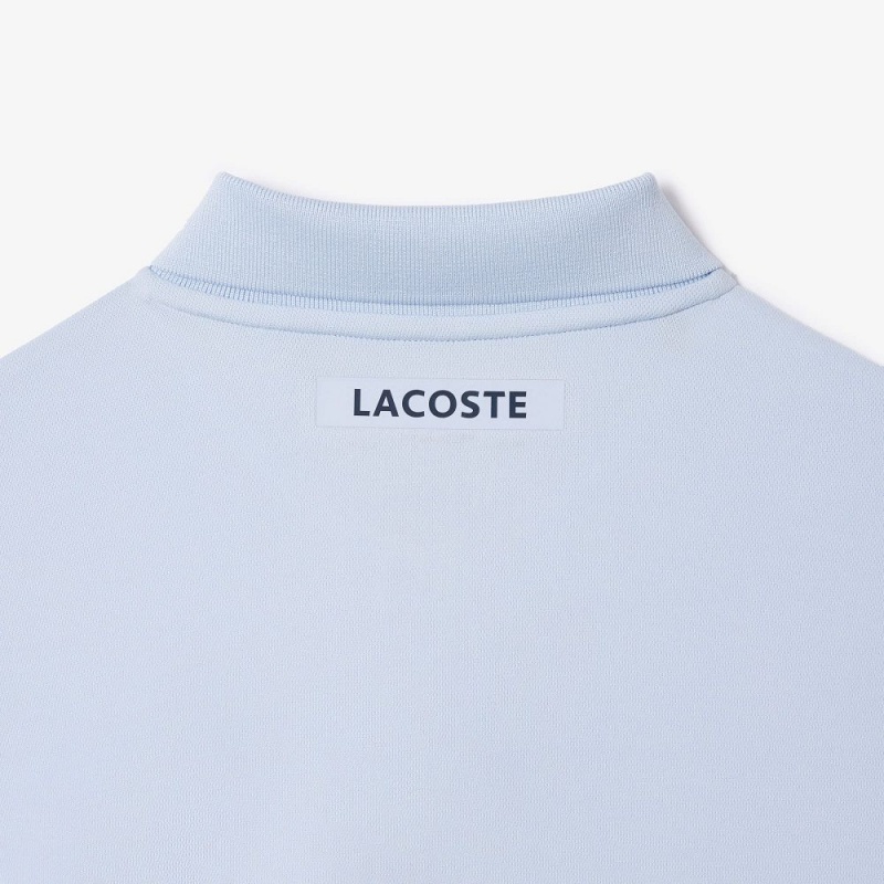 Men's Lacoste Ultra-Dry Piqué Tennis Polo Shirts Light Blue | WYB894562