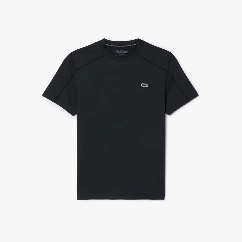 Men's Lacoste Ultra-Dry Stretch Sport T-Shirt Grey Chine | IPF310495