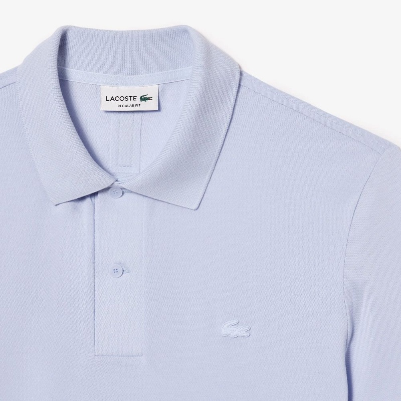 Men's Lacoste Ultralight Piqué Lacoste Movement Polo Shirts Phoenix blue | SGH273964