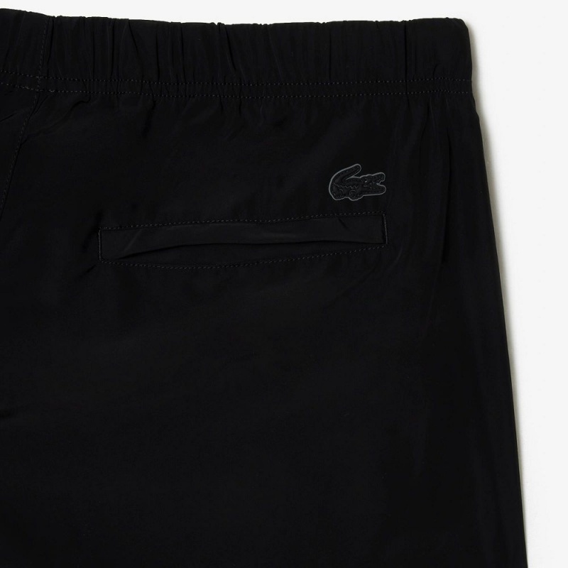 Men's Lacoste Waterproof Cargo Pants Black | LPC914653