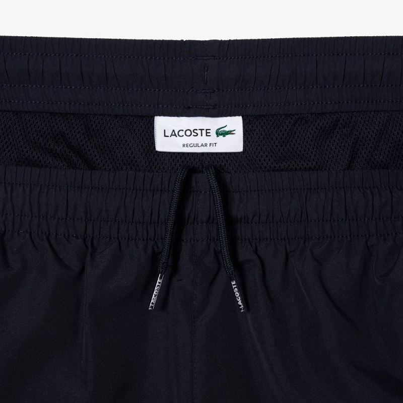 Men's Lacoste Waterproof Joggers Abysm blue | DNT659142