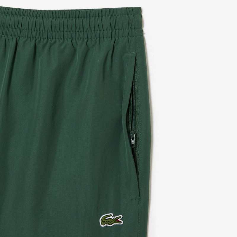 Men's Lacoste Waterproof Joggers Dark Green | QFG207856