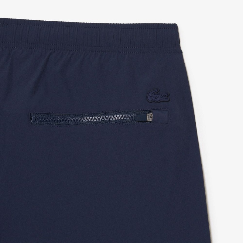 Men's Lacoste Waterproof Stretch Joggers Blue | MSU359074