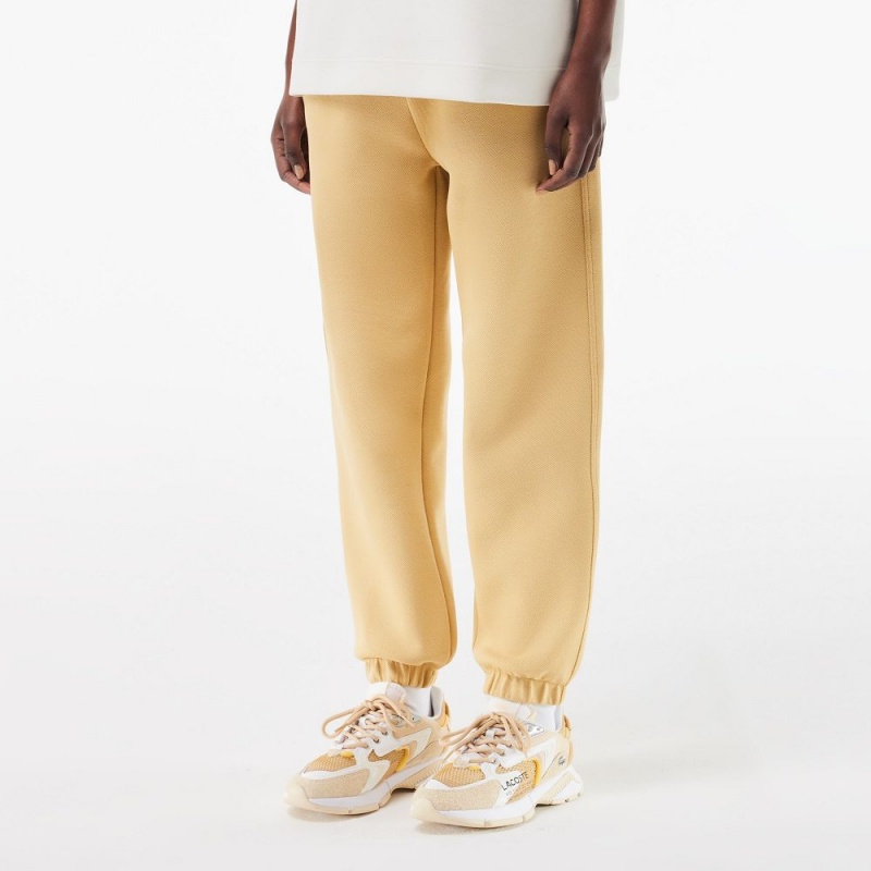 Women's Lacoste Blended Cotton Sweatpants Beige | MQR298745