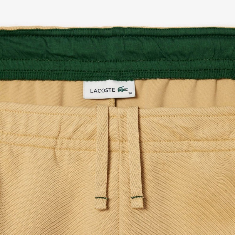 Women's Lacoste Blended Cotton Sweatpants Beige | MQR298745