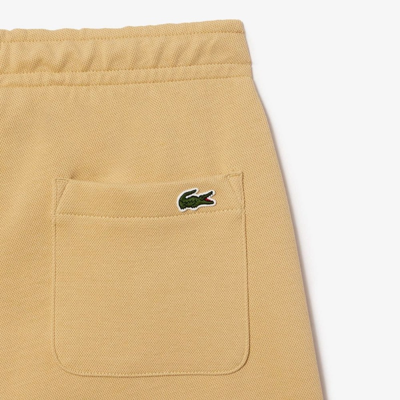 Women's Lacoste Blended Cotton Sweatpants Beige | MQR298745