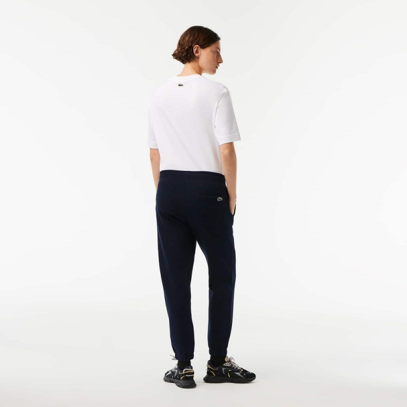 Women's Lacoste Blended Cotton Sweatpants Navy Blue | XVB410627