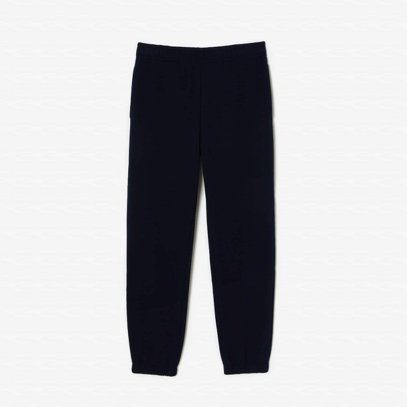 Women's Lacoste Blended Cotton Sweatpants Navy Blue | XVB410627