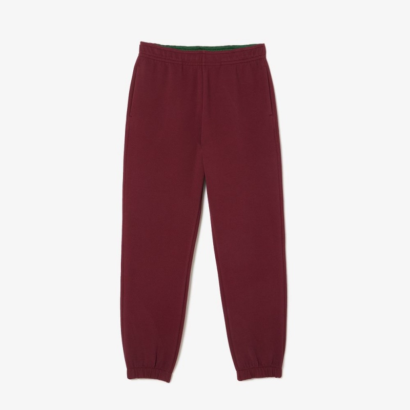 Women's Lacoste Blended Cotton Sweatpants Bordeaux | RTI610359