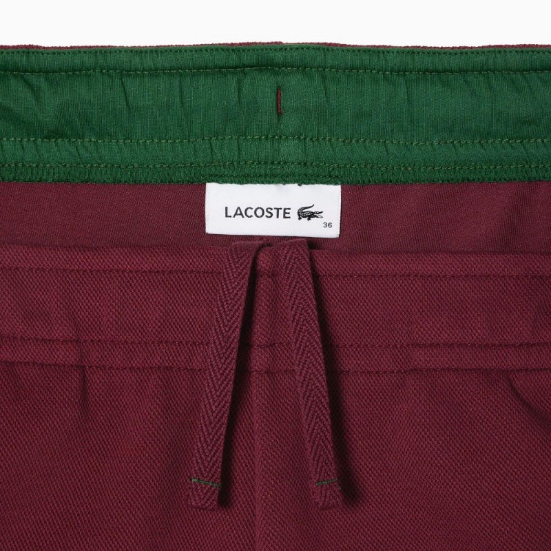 Women's Lacoste Blended Cotton Sweatpants Bordeaux | RTI610359