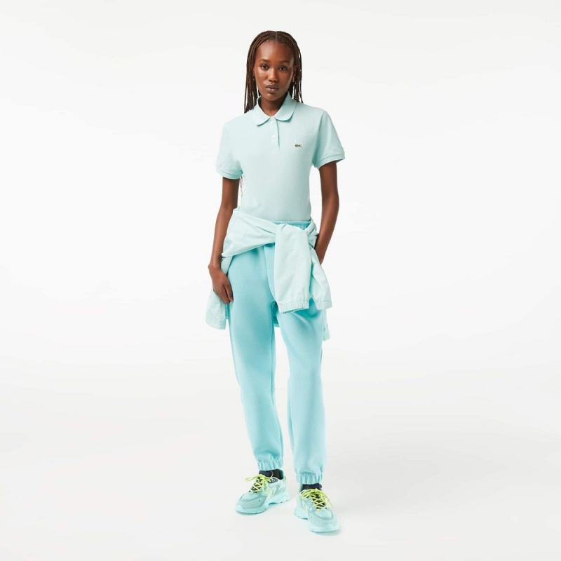 Women's Lacoste Blended Cotton Sweatpants Turquoise | WTE791234