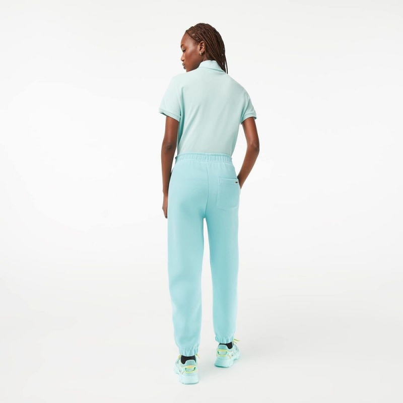 Women's Lacoste Blended Cotton Sweatpants Turquoise | WTE791234