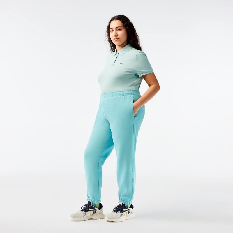 Women's Lacoste Blended Cotton Sweatpants Turquoise | WTE791234