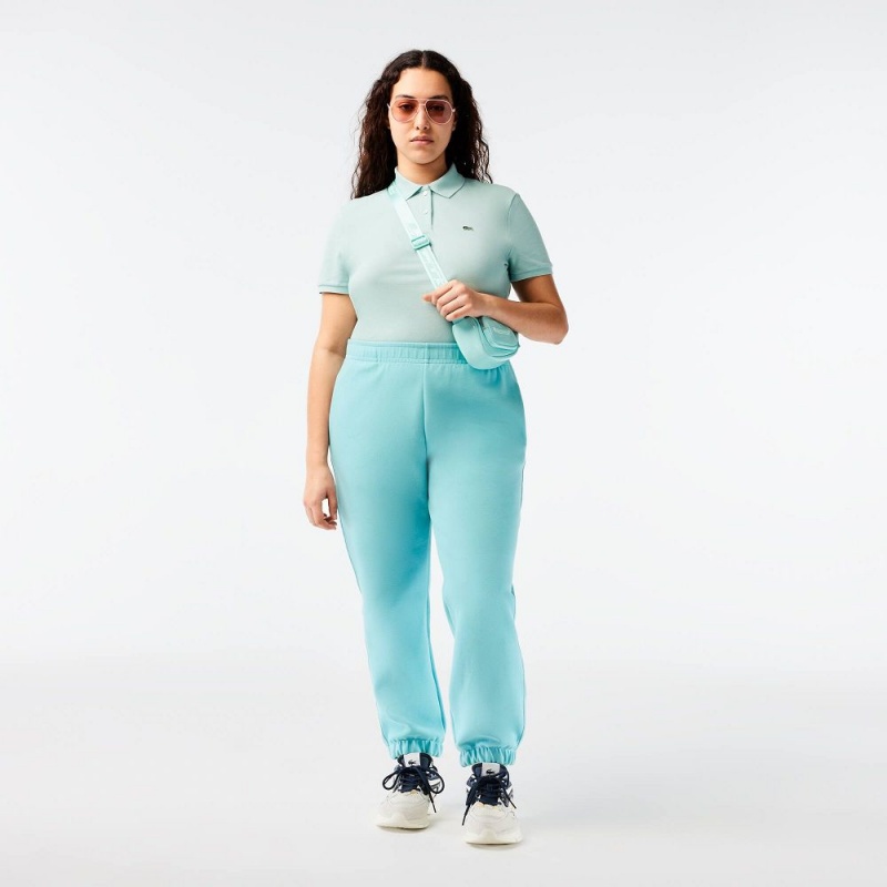 Women's Lacoste Blended Cotton Sweatpants Turquoise | WTE791234