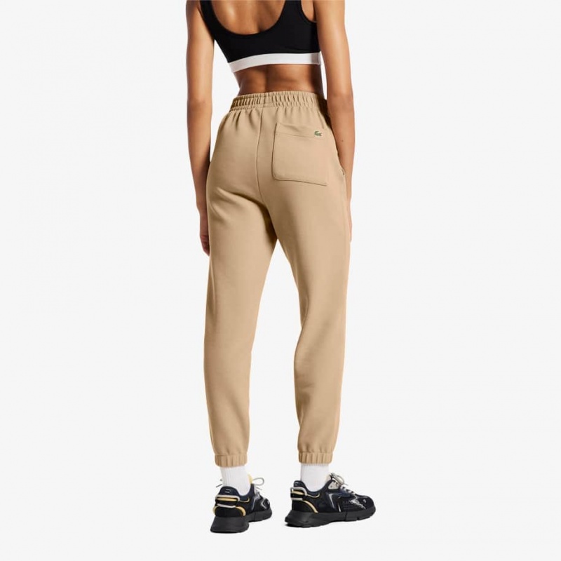 Women's Lacoste Blended Cotton Sweatpants Beige | EHY431602