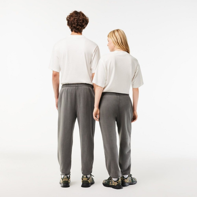 Women's Lacoste Cotton Fleece Joggers Grey | WTM140276