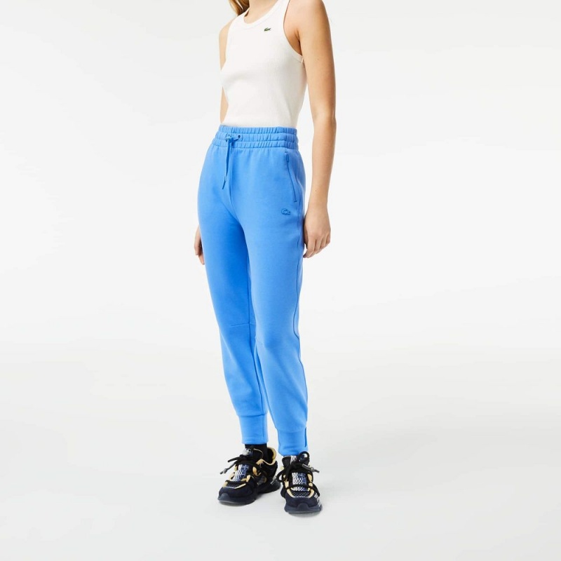 Women's Lacoste Cotton Jersey Joggers Ethereal blue | UKG765182