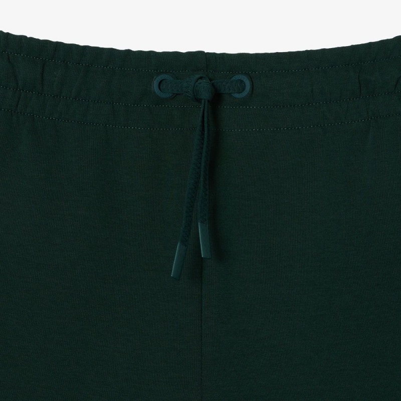 Women's Lacoste Cotton Jersey Joggers Forest green | USX937680