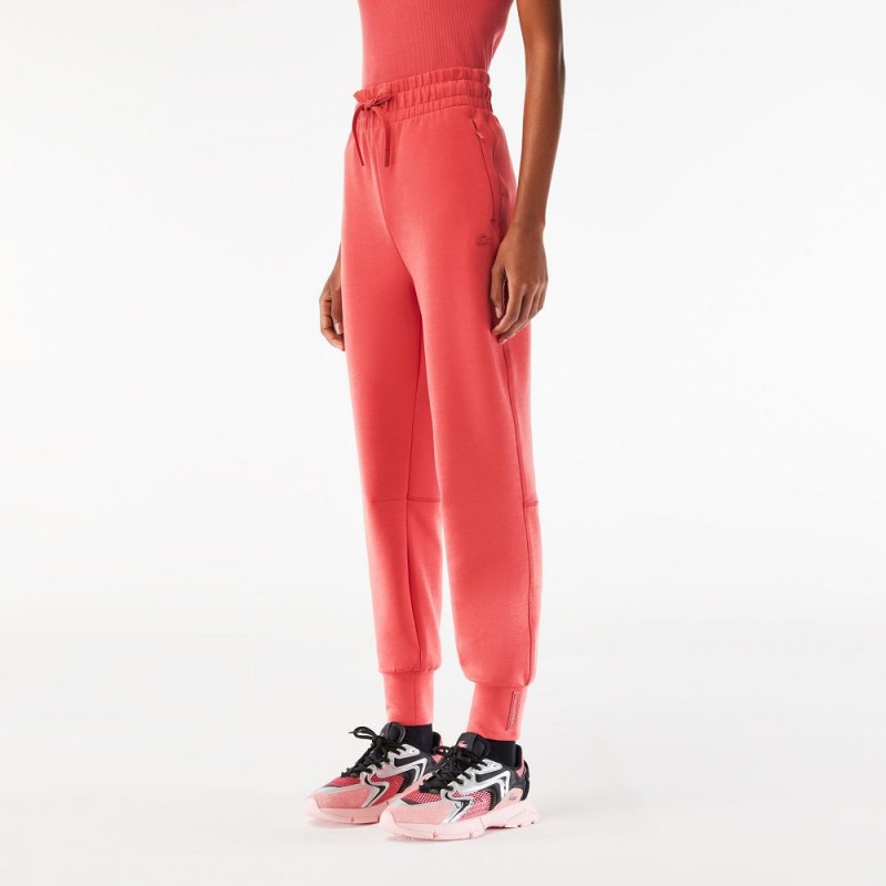 Women's Lacoste Cotton Jersey Joggers Pink | TBY405276