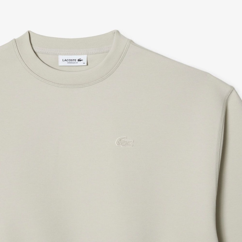 Women's Lacoste Crew Neck Sweatshirt Grey | OXV368790