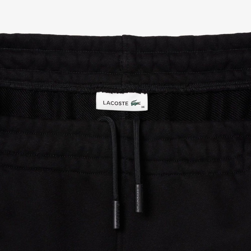 Women's Lacoste Embroidered Sweatpants Black | DOR581634