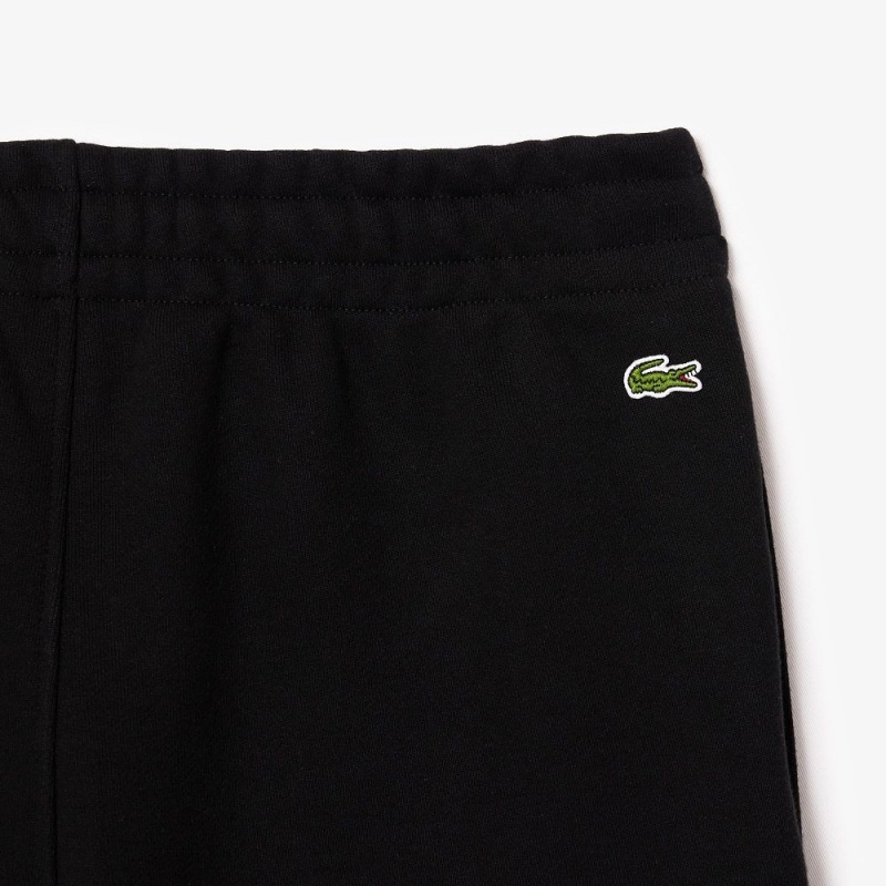 Women's Lacoste Embroidered Sweatpants Black | DOR581634