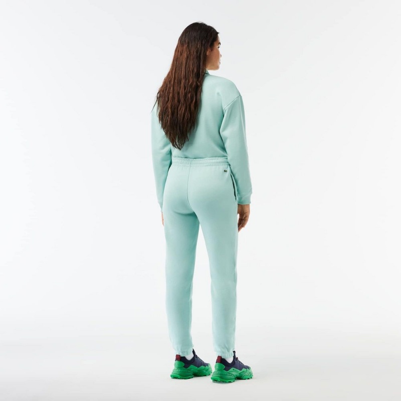 Women's Lacoste Embroidered Sweatpants Mint | RMT167538