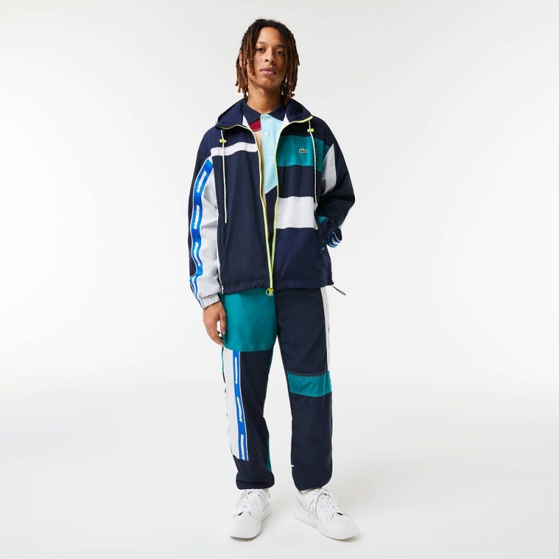 Women's Lacoste Holiday Patchwork Effect Jackets Multicolor | BVQ306987