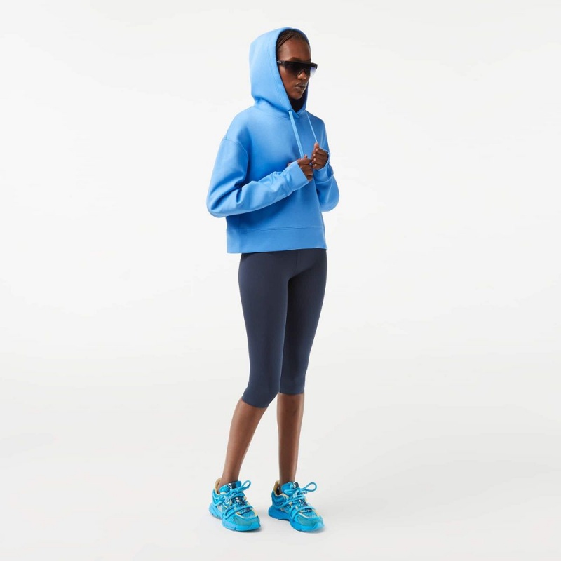 Women's Lacoste Hoodie Ethereal blue | EUC789025