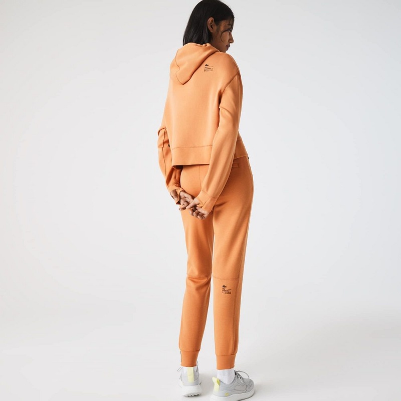 Women's Lacoste Hoodie Orange | LWU782695