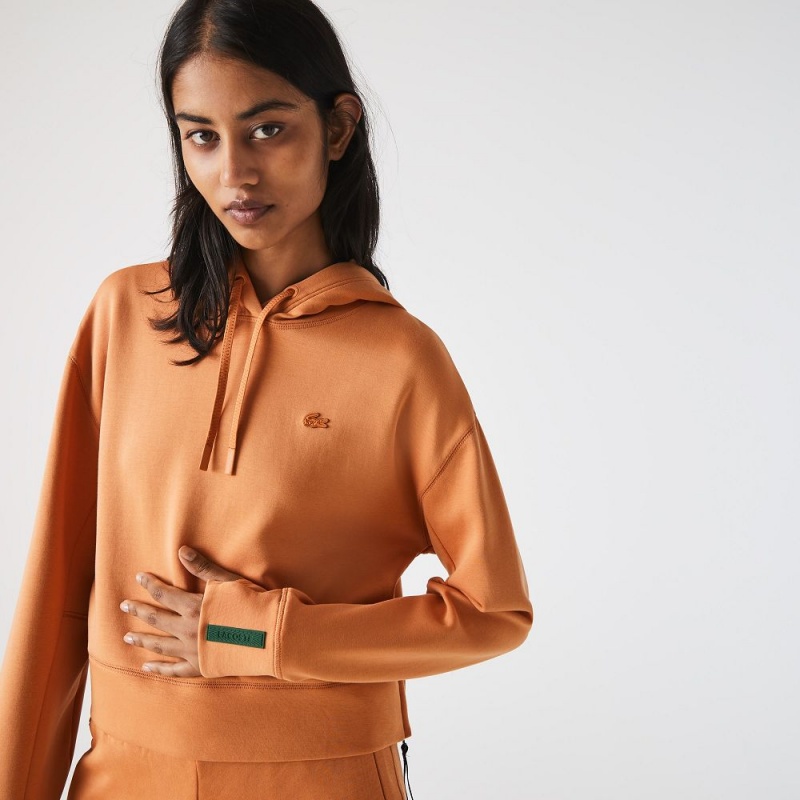 Women's Lacoste Hoodie Orange | LWU782695