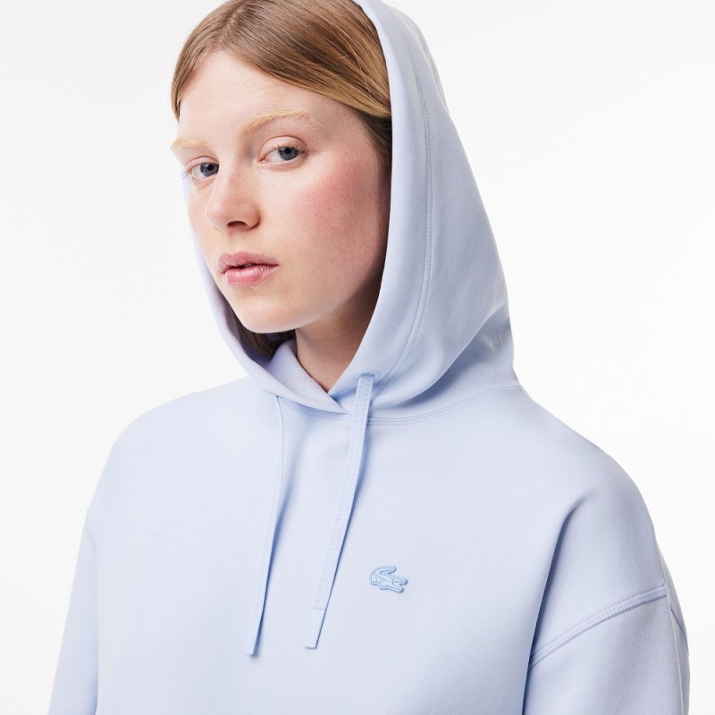 Women's Lacoste Hoodie Phoenix blue | OJZ092516