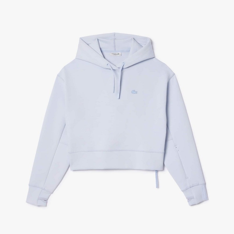 Women's Lacoste Hoodie Phoenix blue | OJZ092516