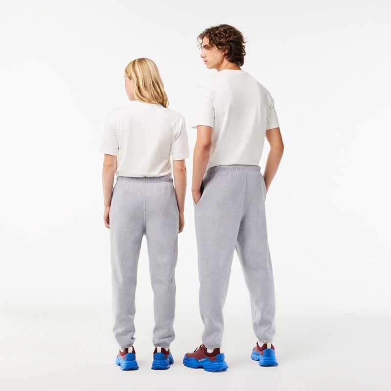 Women's Lacoste Iconic Print Sweatpants Grey Chine | ISW164057