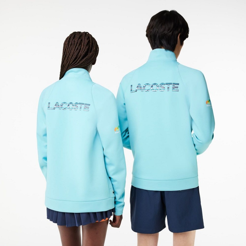 Women's Lacoste Lacoste Sport Miami Open Edition Sweatshirt Turquoise | ISM164097