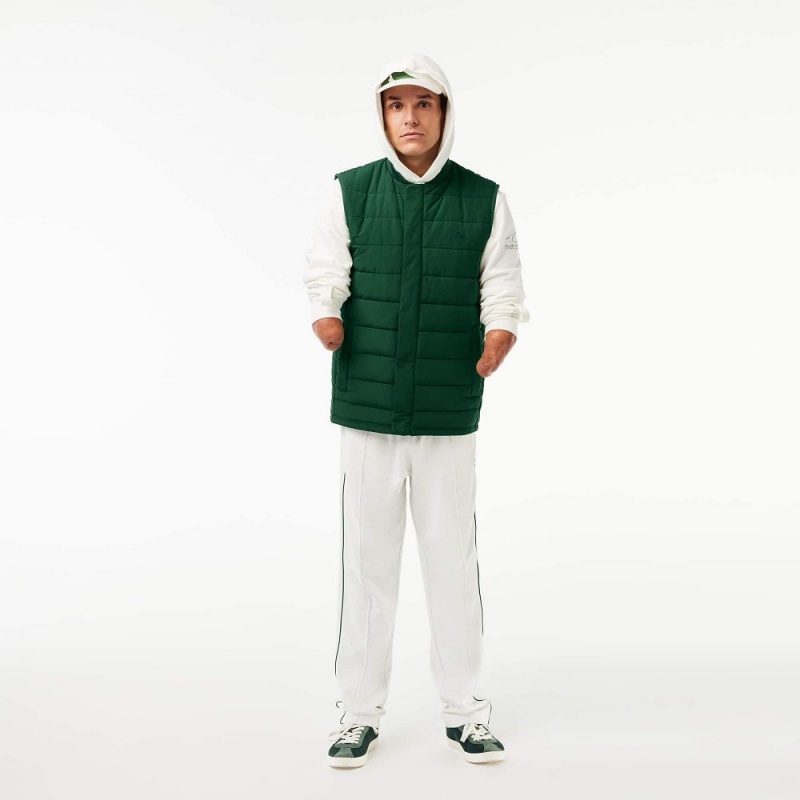 Women's Lacoste Lacoste Sport x Théo Curin Vest Jackets Pine green | RJU640371