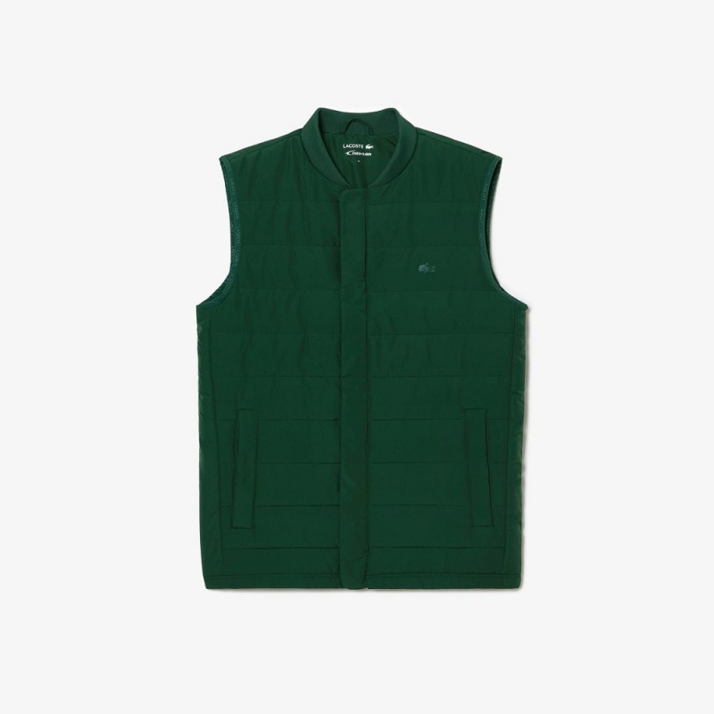 Women's Lacoste Lacoste Sport x Théo Curin Vest Jackets Pine green | RJU640371