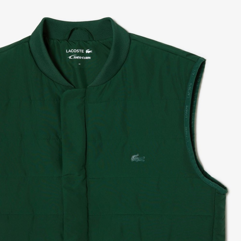 Women's Lacoste Lacoste Sport x Théo Curin Vest Jackets Pine green | RJU640371