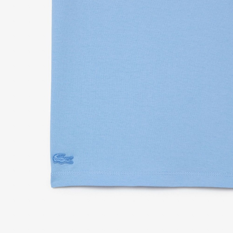 Women's Lacoste Lacoste x Netflix Organic Cotton Jersey T-Shirt Pastel blue | LWT452703