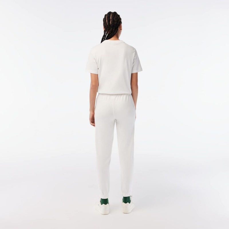 Women's Lacoste Lacoste x Netflix Super Soft Sweatpants White | UVQ035826