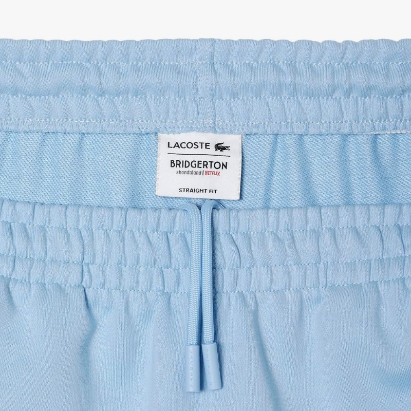 Women's Lacoste Lacoste x Netflix Super Soft Sweatpants Pastel blue | KRY217604