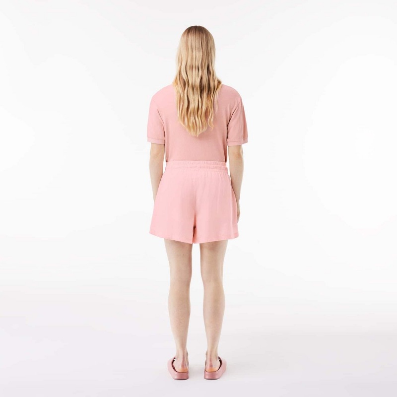 Women's Lacoste Lightweight Lined Shorts Waterlily Pink | ZYN840391