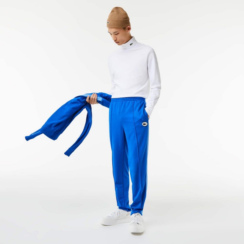 Women's Lacoste Men's Contrast Bands Sweatpants Blue | PCM527916