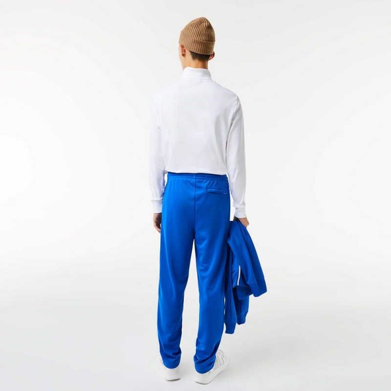 Women's Lacoste Men's Contrast Bands Sweatpants Blue | PCM527916